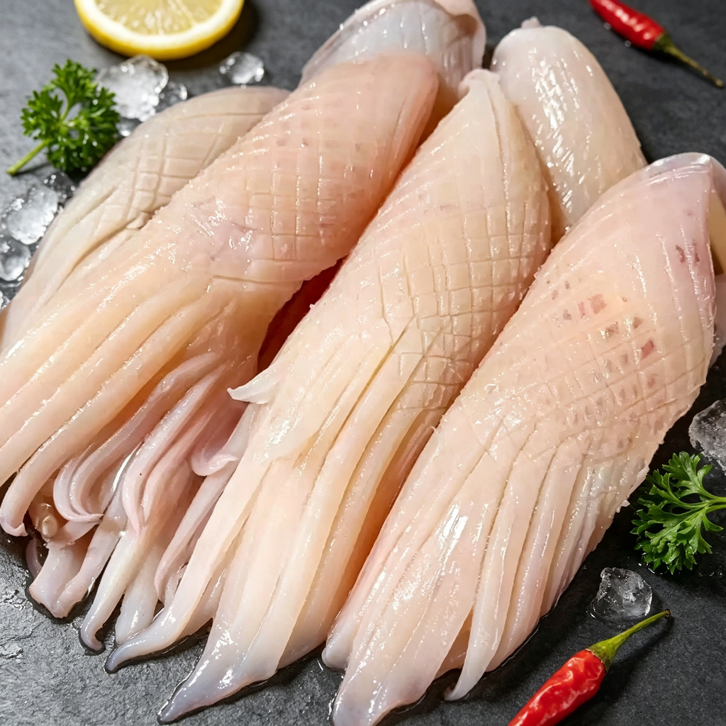 Fresh Squid Slices