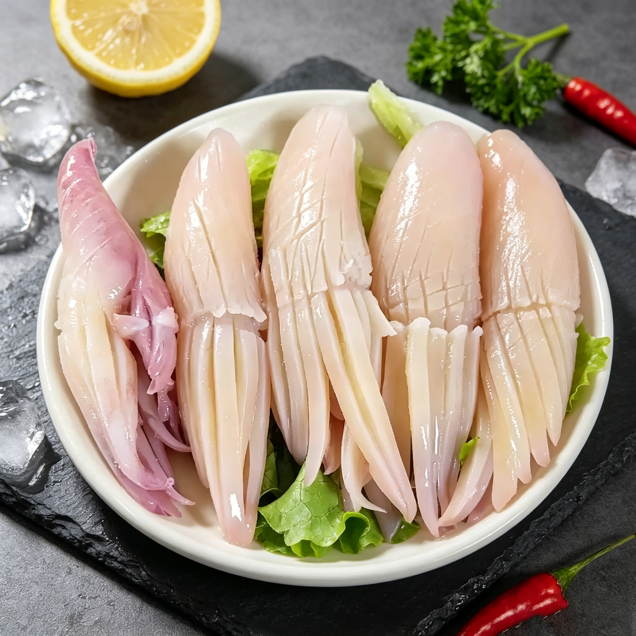 Fresh Squid Slices